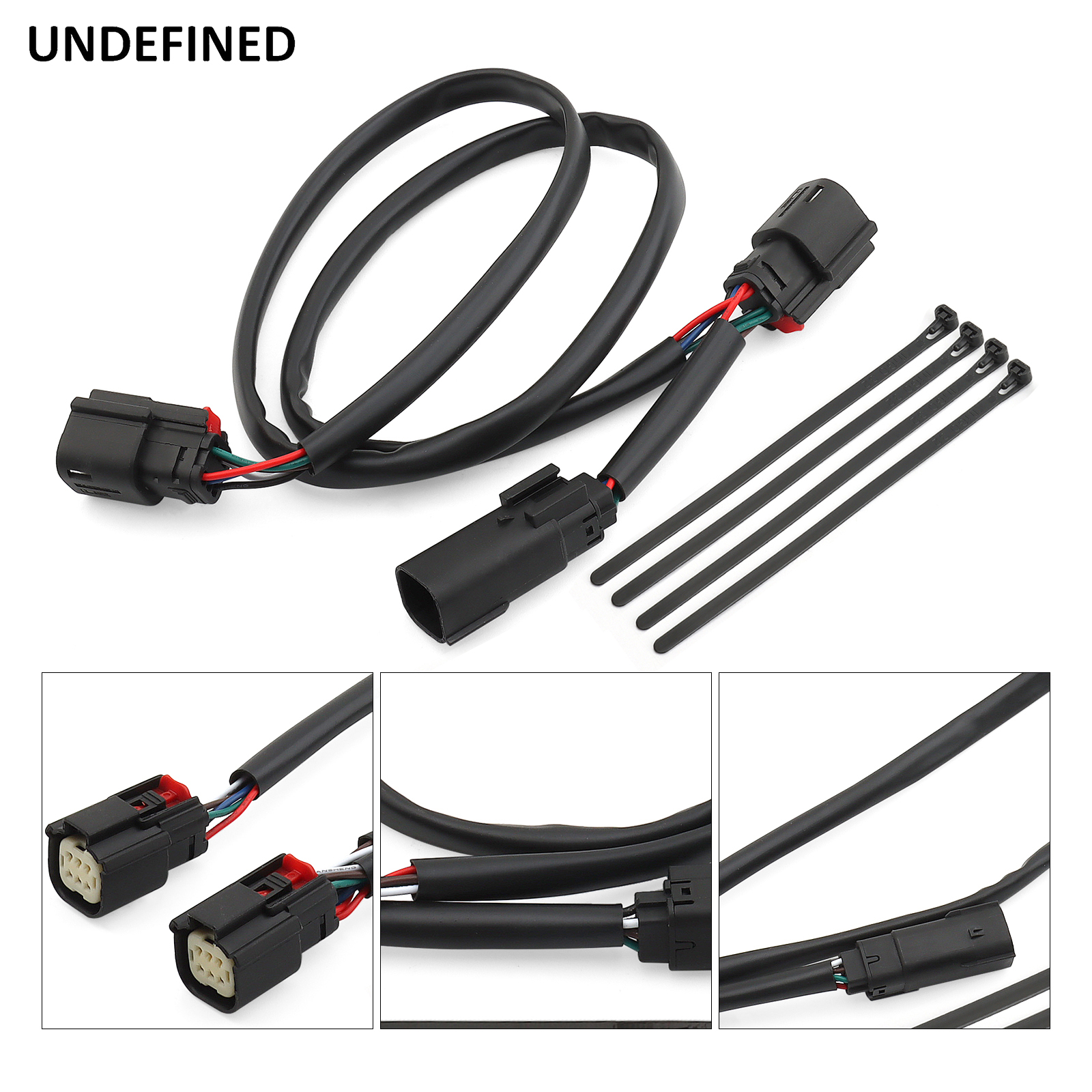 Cable Management Sleeve - Quick Disconnect Tour-Pak Wiring Harness For