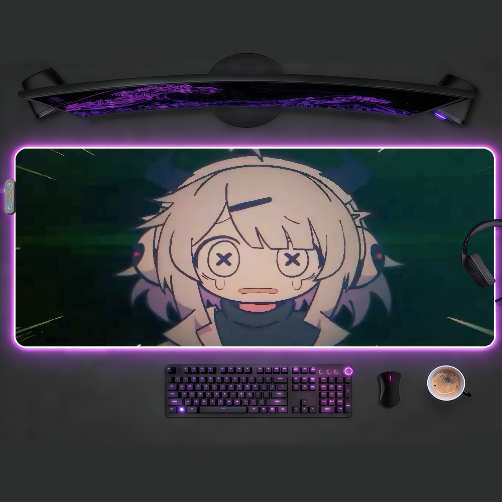 Rgb Keyboard Wrist Rest - Game Y-Yunyun S-Syndrome MousePad RGB LED