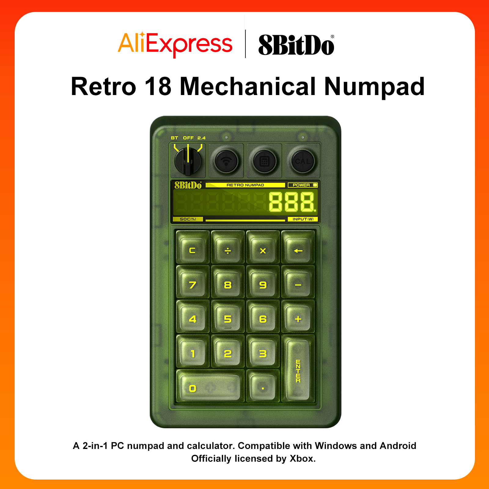 8BitDo Retro 18 Mechanical Num - Pc Gaming Editing 评论和价格