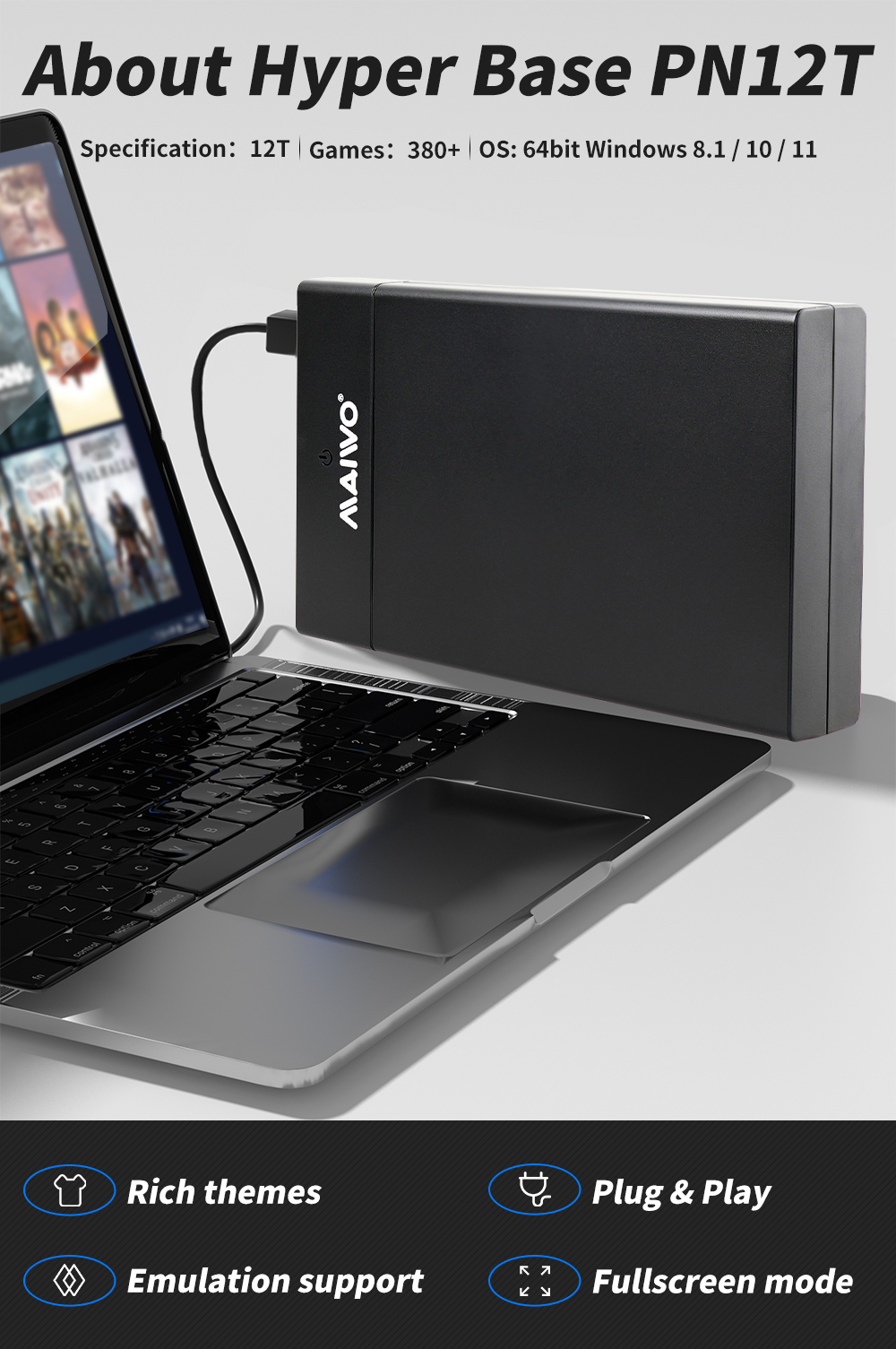 Playnite System Portable 12TB  - Pc Gaming Portable 评论和价格