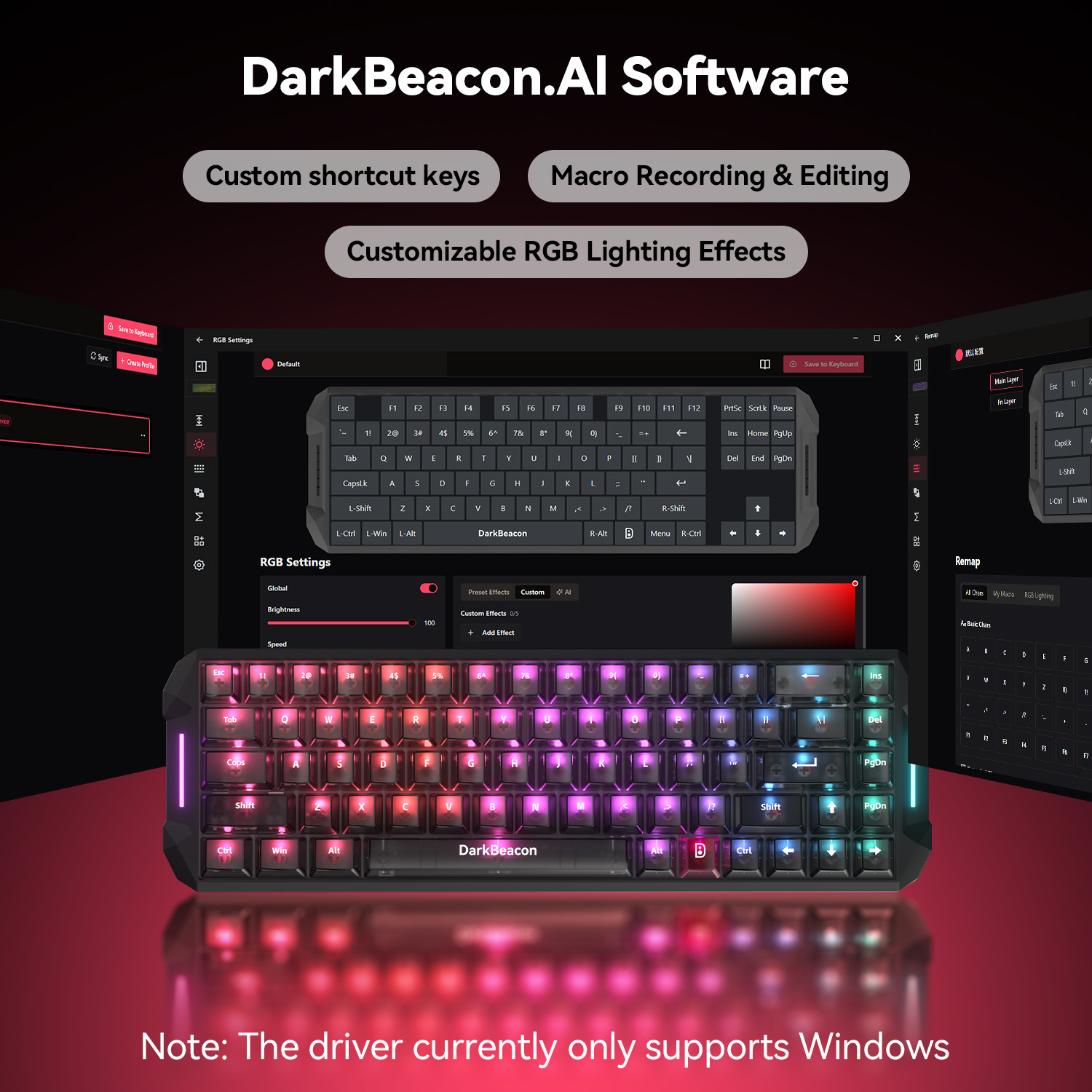 DarkBeacon Blade 68 Wired Sile - Pc Gaming Editing 评论和价格