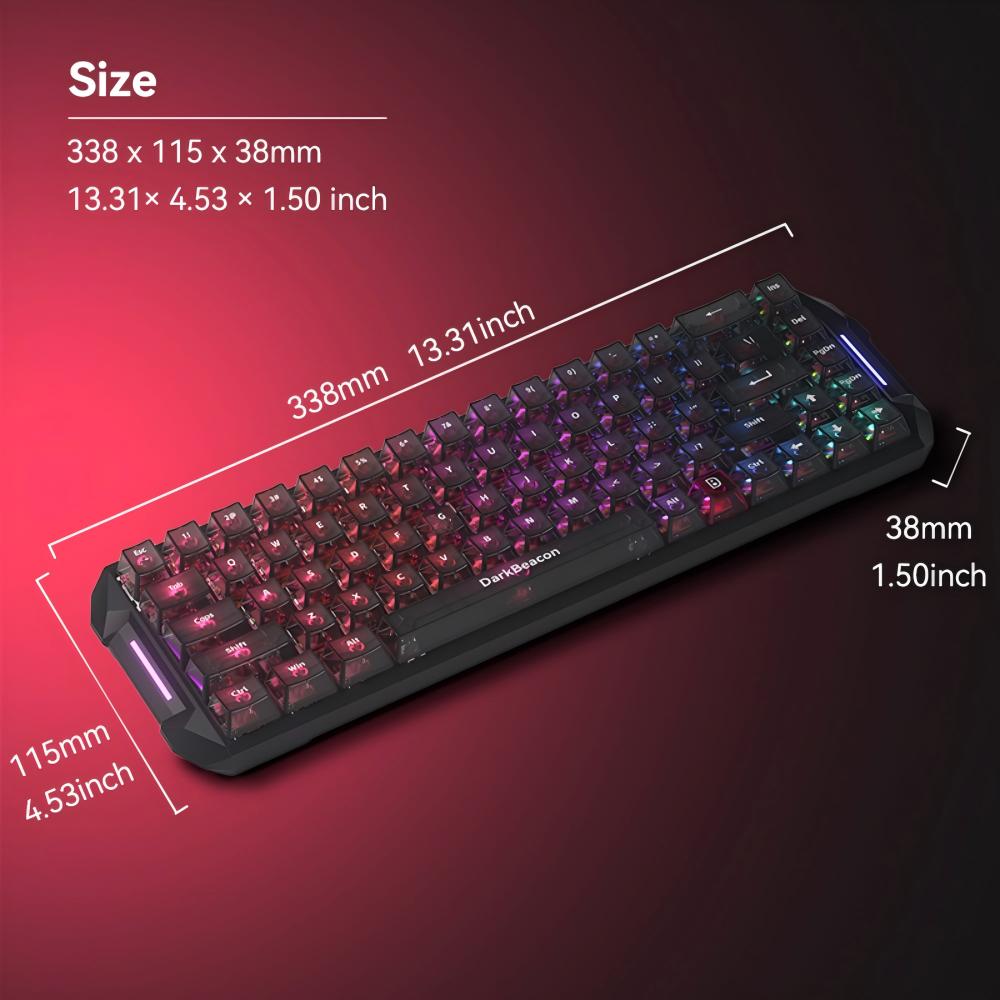 DarkBeacon Blade 68 Wired Sile - Pc Gaming Editing 评论和价格