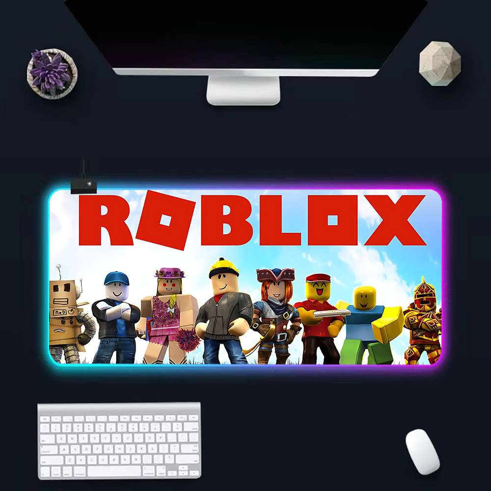 Hot game R-robloxs Cartoon RGB - Rgb Keyboard Wrist Rest 评论和价格