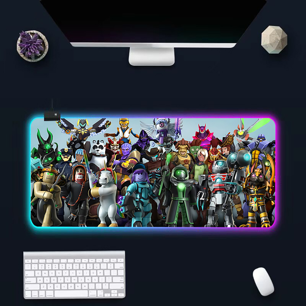 Hot game R-robloxs Cartoon RGB - Rgb Keyboard Wrist Rest 评论和价格