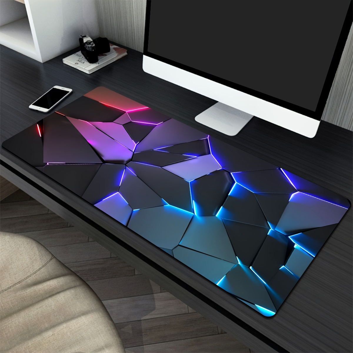 Line Geometry RGB Mouse pad la - Rgb Keyboard Wrist Rest 评论和价格