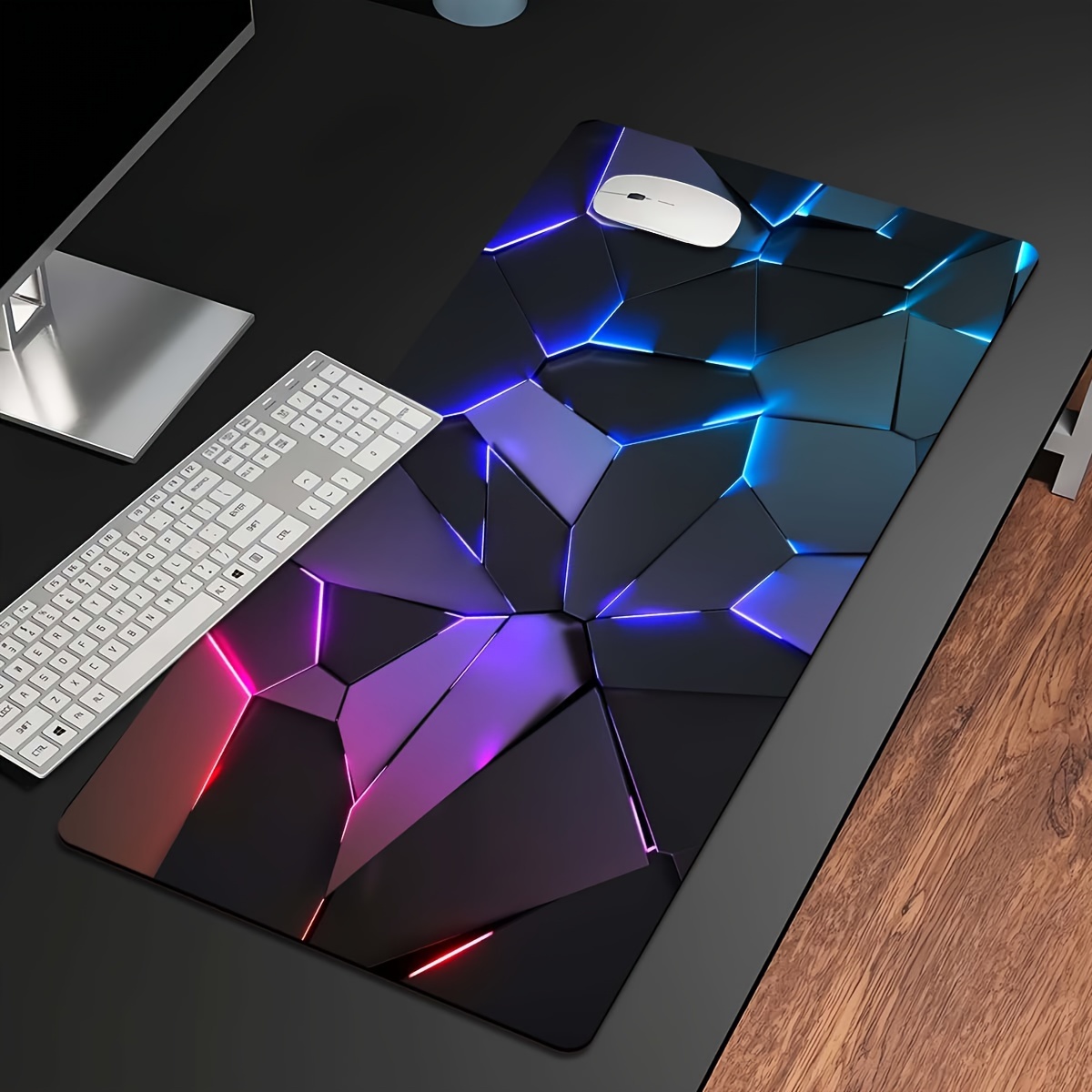 Line Geometry RGB Mouse pad la - Rgb Keyboard Wrist Rest 评论和价格
