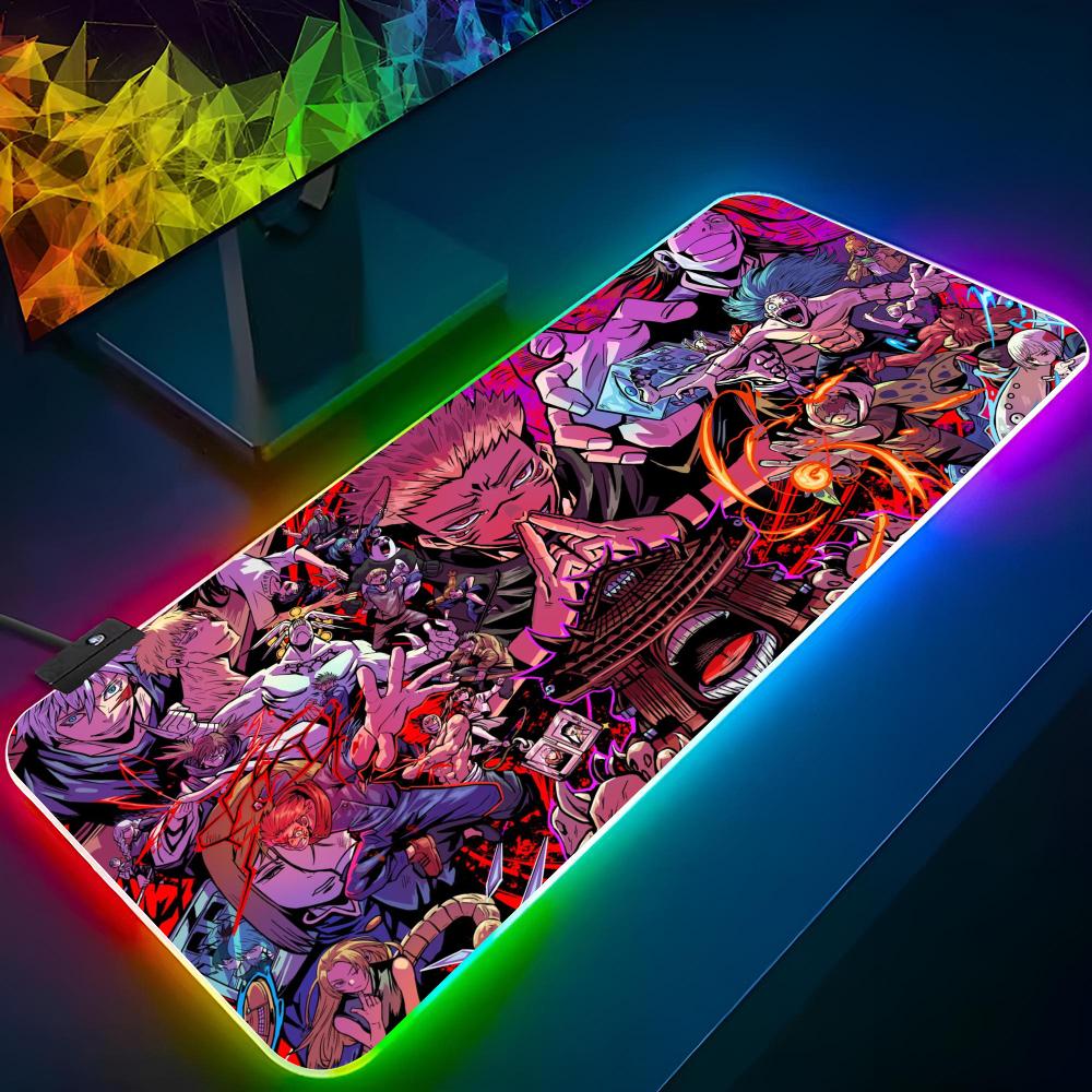 Anime J-jujutsu K-kaisen Mouse - Rgb Keyboard Wrist Rest 评论和价格