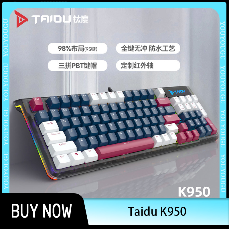 TAIDU K950 Wired Keyboard 95Ke - Pc Gaming Cafe 评论和价格