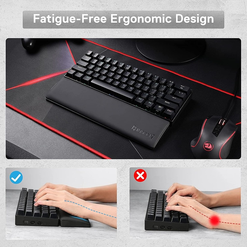 Redragon Gaming Keyboard Wrist - Rgb Keyboard Wrist Rest 评论和价格