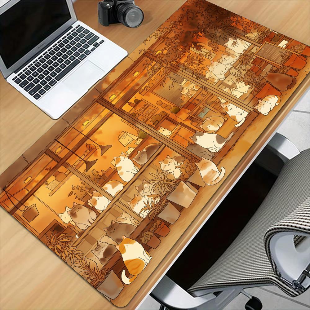 Anime mousepad Cute Cat Cafe M - Pc Gaming Cafe 评论和价格