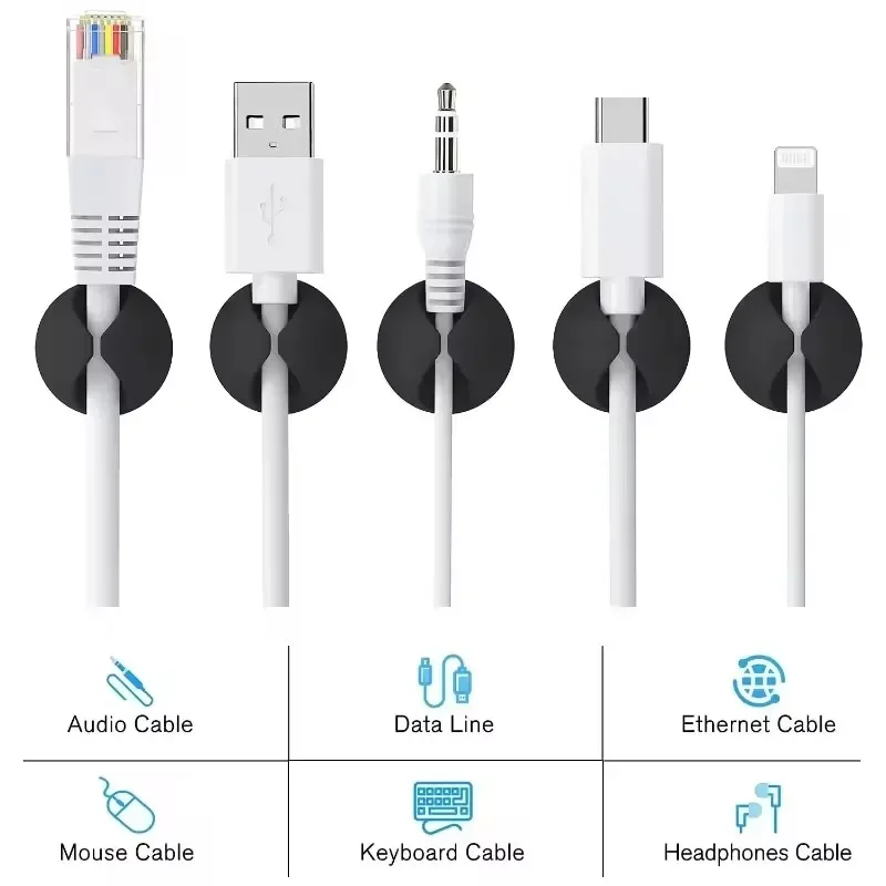 Cable Clips Phone Cord Holder  - Cable Management Sleeve 评论和价格