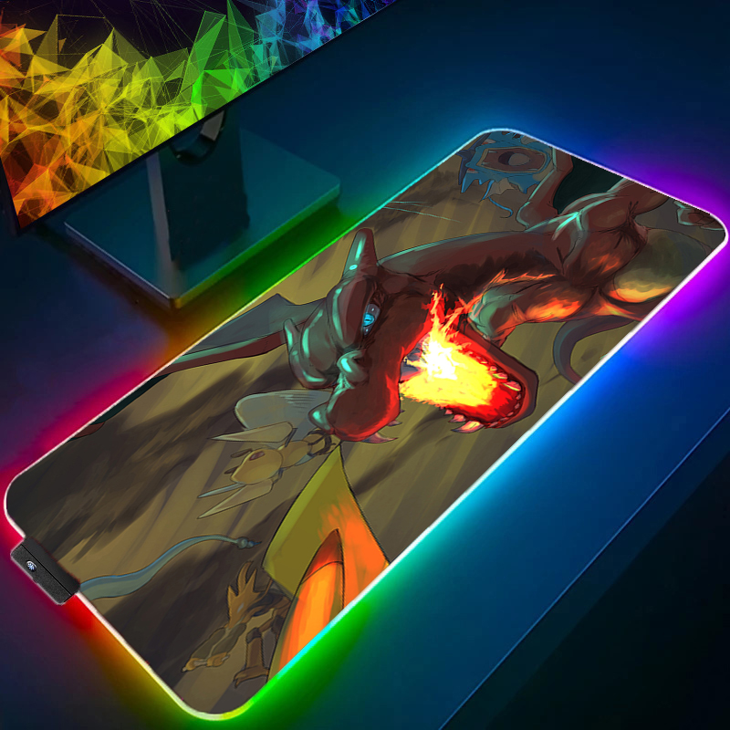 LED Light Mouse Pad Desk Mat G - Rgb Keyboard Wrist Rest 评论和价格