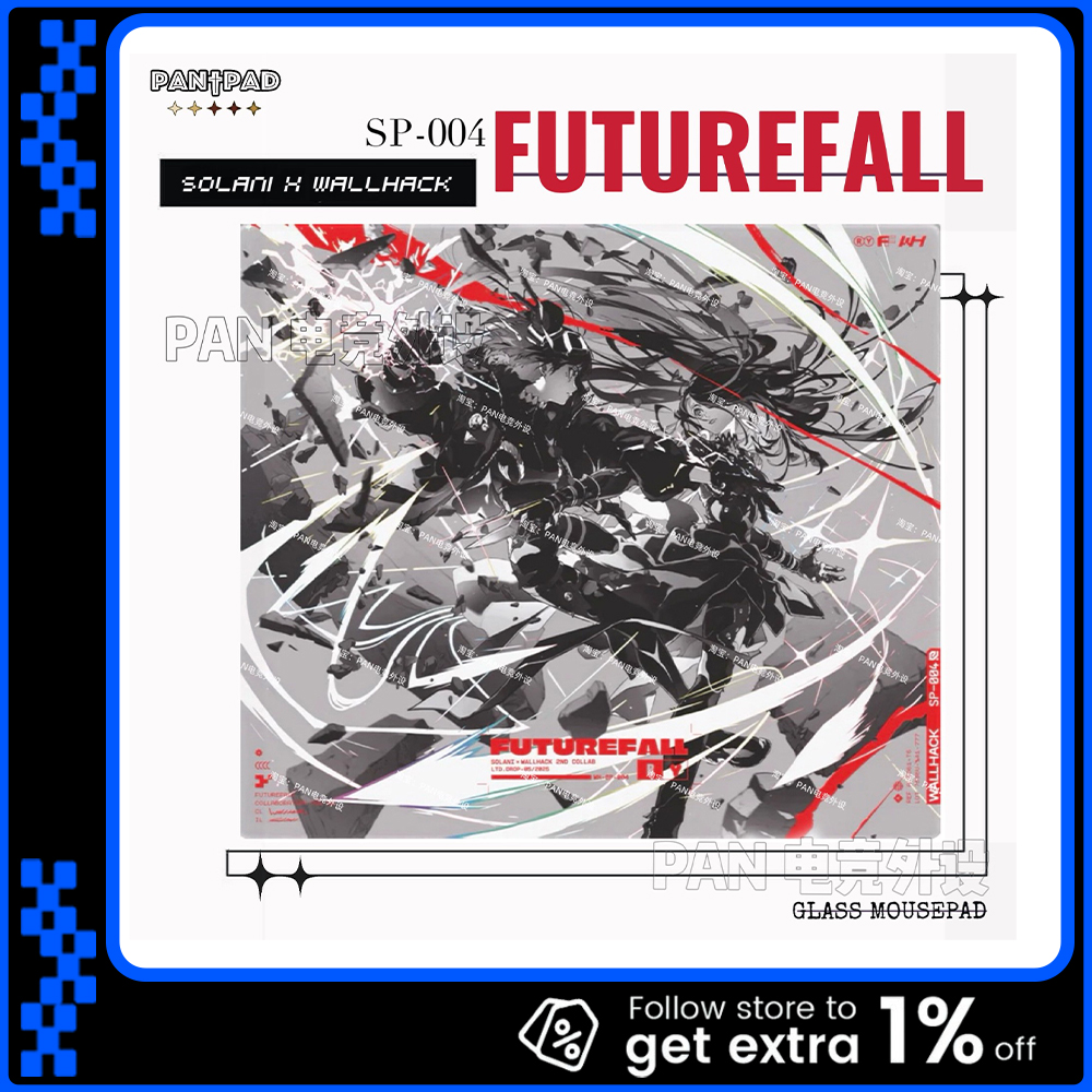 WALLHACK 4.0 Futurefall Glass  - Pc Gaming Editing 评论和价格