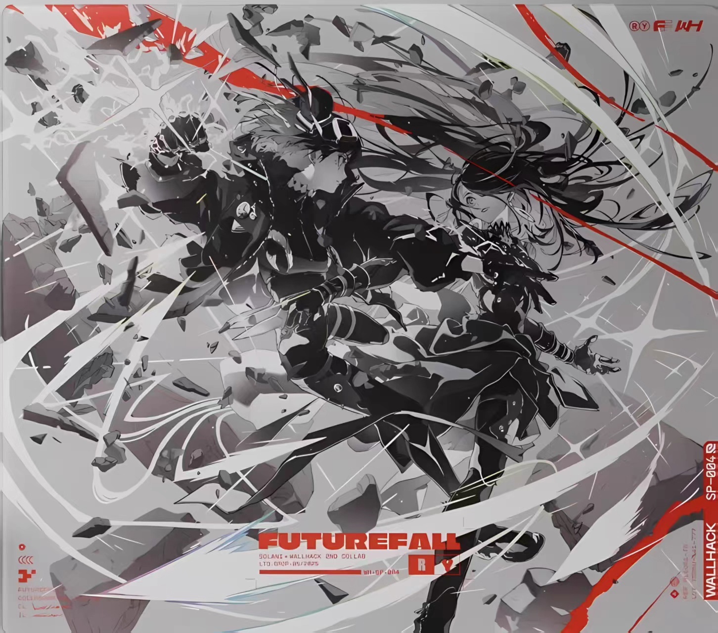 WALLHACK 4.0 Futurefall Glass  - Pc Gaming Editing 评论和价格