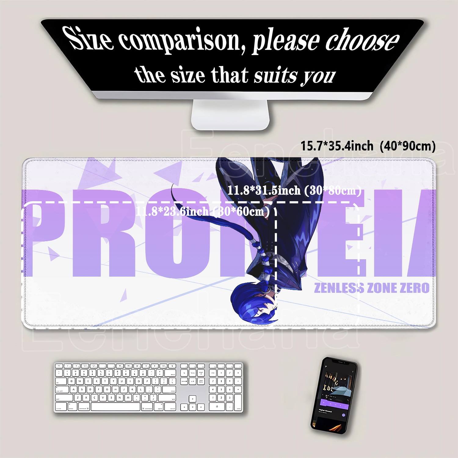 Anime Girl Promeia Mouse Pad Z - Pc Gaming Zone 评论和价格