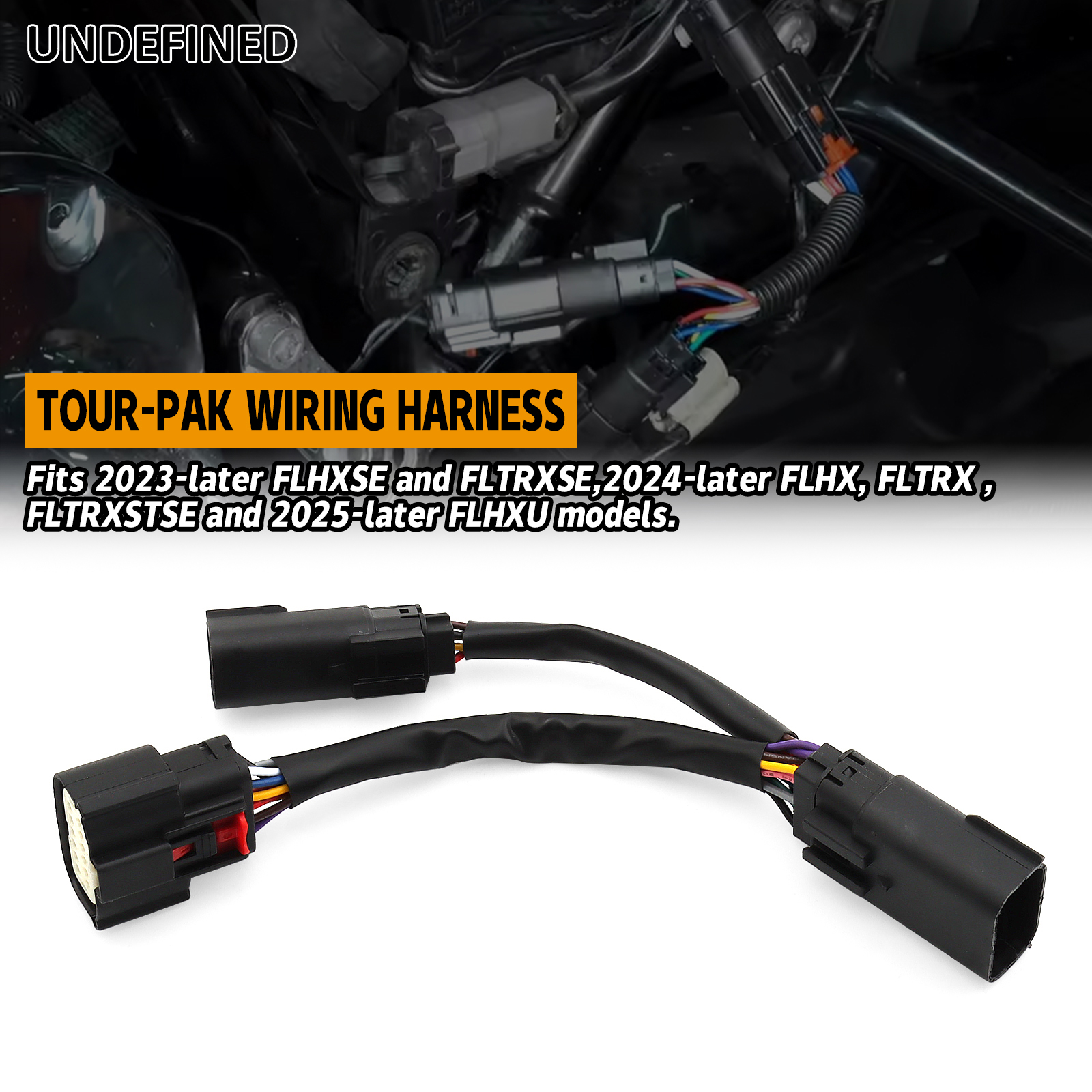 Black Trunk Wiring Harness Ext - Cable Management Sleeve 评论和价格