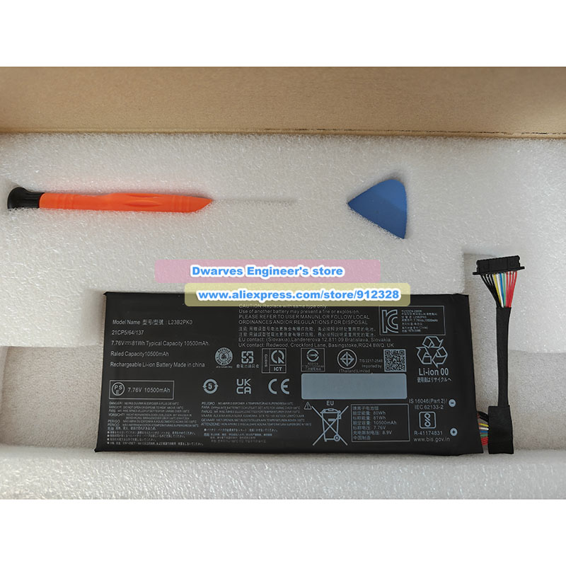 New 7.76V 81Wh L23B2PK0 Batter - Pc Gaming Legion 评论和价格
