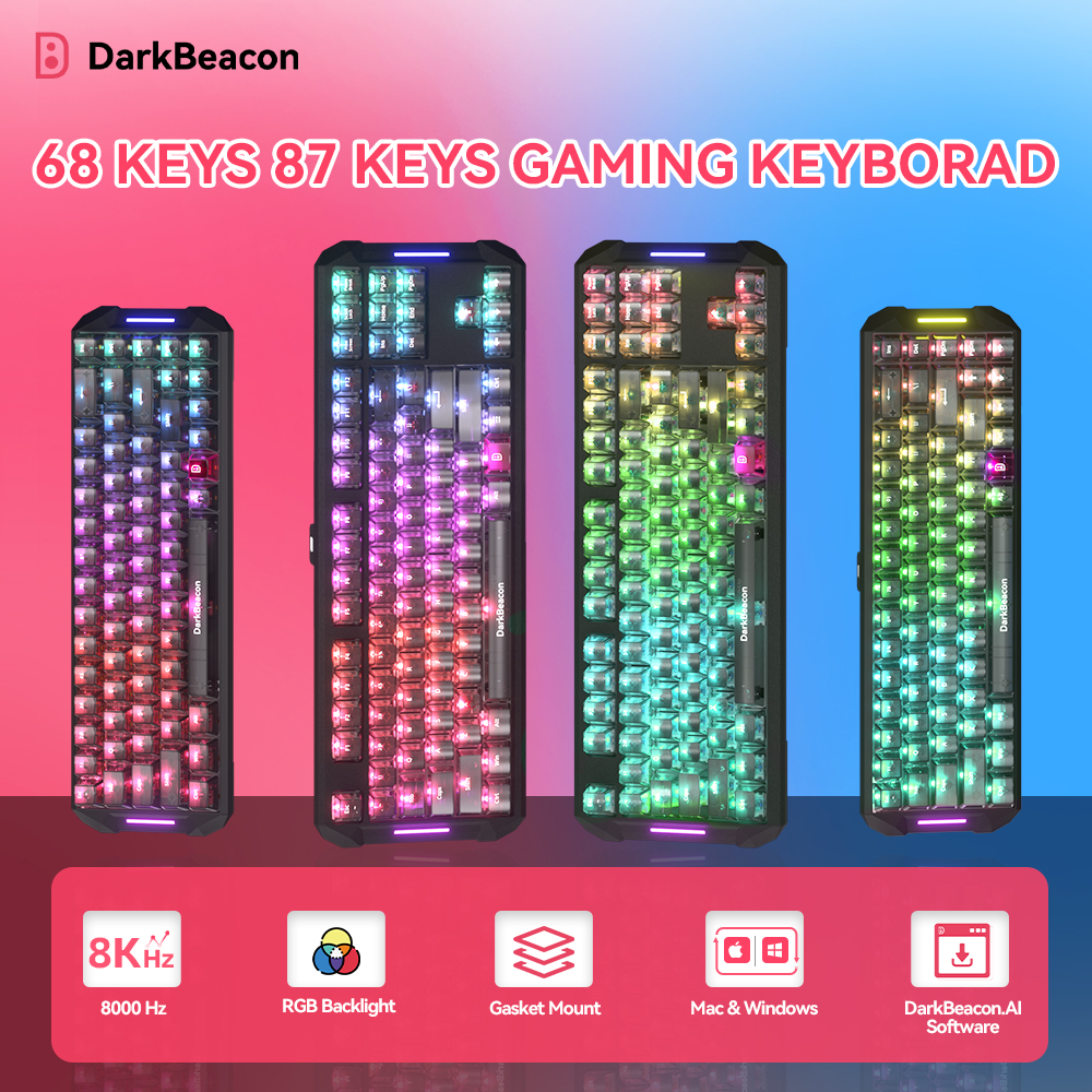 DarkBeacon 65% 80% Compact Sil - Pc Gaming Editing 评论和价格