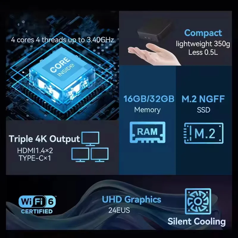 Core I3 6100 Hot Sale 2026 New - Pc Gaming Portable 评论和价格