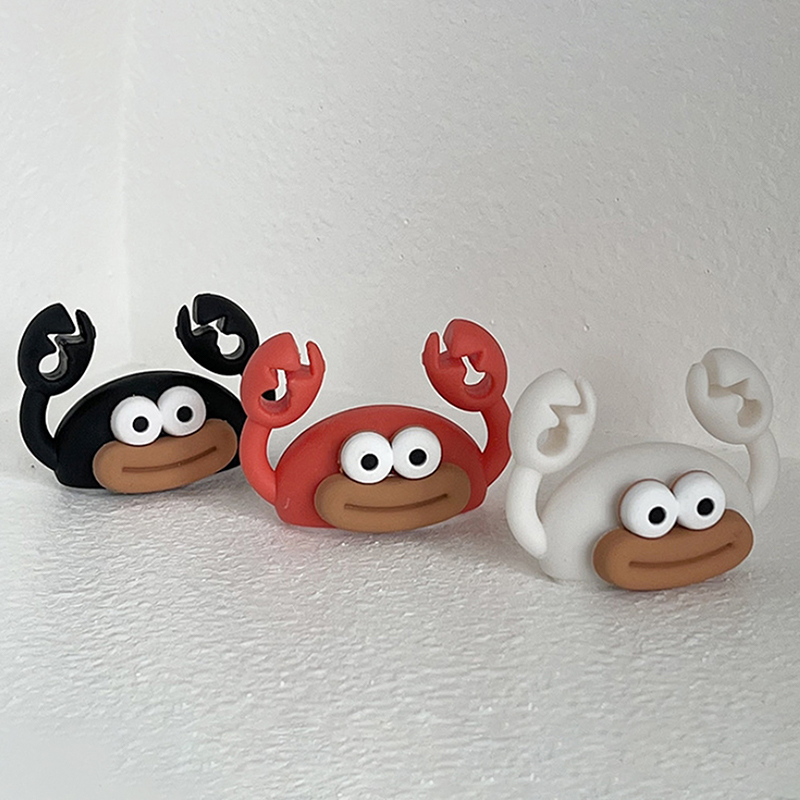 Cartoon Crab Cable Holder Desk - Cable Management Sleeve 评论和价格